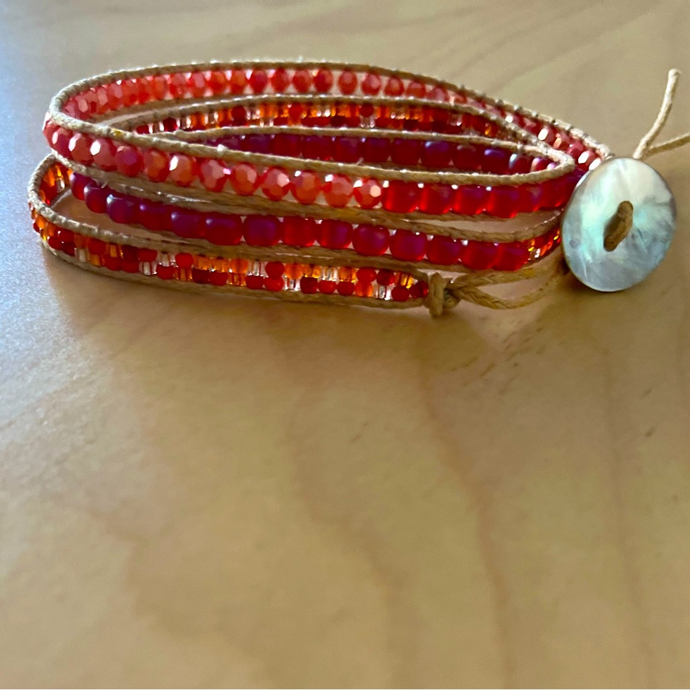 Sunset Cotton Wrap Bracelet